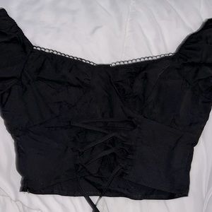 Black corset top